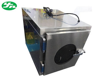 Foods Industry Cleanroom Pass Box Long Type With Rounded Observation Window