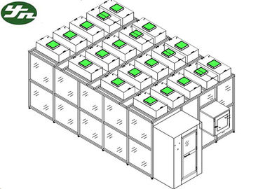 Customized ISO 5  Modular Vertical SS304 Frame Cleanrooms for Precision Instrument Industry in Portugal