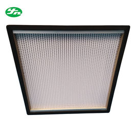 High Efficiency HEPA Media Filter / Glass Filter With Sandwich Wooden Board Frame