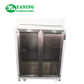 Mini Laminar Flow Clothes Storage Cabinets With Doors , SS Clean Room Furniture