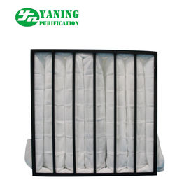 White Bag Pre Air Filter Plastic Frame With Non Woven Fabrics Pockets