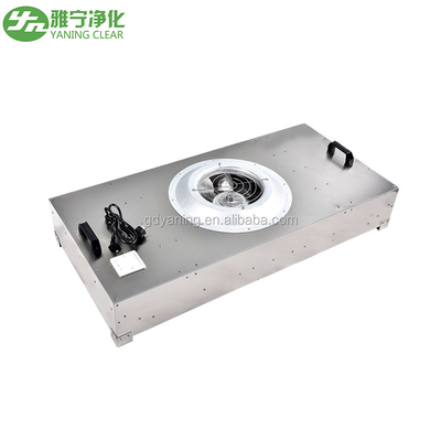 YANING FFU Fan Filter Unit Powder Coated Steel Material for Cleanroom Ceiling HEPA Filter System