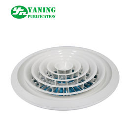 HVHC System Clean Room Ventilation , Aluminum Round Air Vents Grille