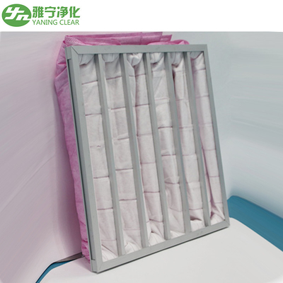 Polyester Ahu 3500m³/h Pocket Air Filter