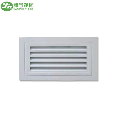 Durable Clean Room Ventilation Decorative Return Air Filter Grille Single / Double Deflection
