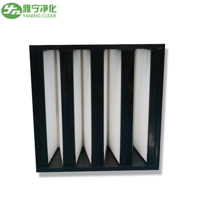 F7 F8 F9 H10 V Bank Filter With ABS Plastic Frame