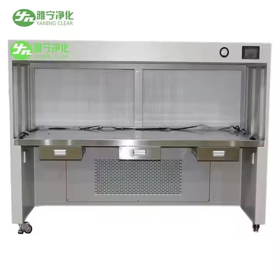 Full Stainless Steel Workstation Class 100 HEPA Filter Clean Bench Internal Size 1150*720*540mm