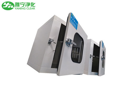 Mechanical Interlock  Cleanroom Pass Box Powder Coated Cold Rolled Steel Material