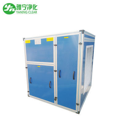 Blue Powder Coating Exhaust Air Unit , Fresh Air Unit / Booster Box Adjustable Pressure