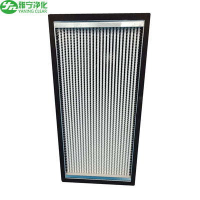 Galvanized Steel Frame HEPA Air Filter 1000m³/h Air Volume With Aluminum Foil Separater