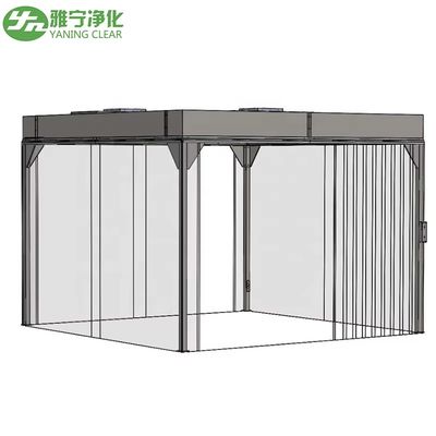 Laboratory Clean Room ISO GMP Modular Dust Free Clean Room Modular PVC Soft Wall Panel  Assembly FFU Ceiling Clean Booth