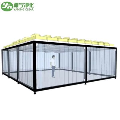 Laboratory Clean Room ISO GMP Modular Dust Free Clean Room Modular PVC Wall Panel Assembly Hard Wall FFU Clean Room Clean Booth