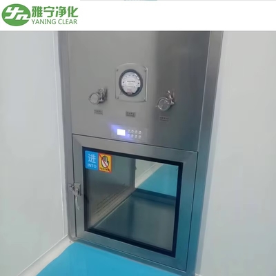 YANING CE Certificate Stainless Steel Clean Room Dynamic Pass Box Clean Room Equipment Dynamic Pass Through Box for Laboratory