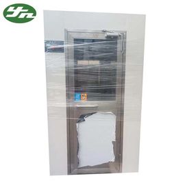 Anti - Static Cleanroom Air Shower Unit Powder Coating Steel With Electronic Interlock