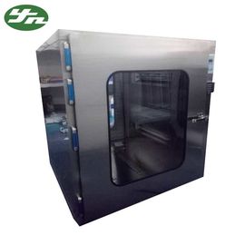 Static Cleanroom Pass Through Chambers Fingerprint Unlock With UV Sterilization System