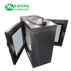 Ordinary Stainless Steel Pass Through Air Shower Pass Box Clean Room 12 Months Warranty