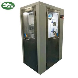 L Turn Angle Cleanroom Air Shower Custom Veer / Size For Special Clean Space