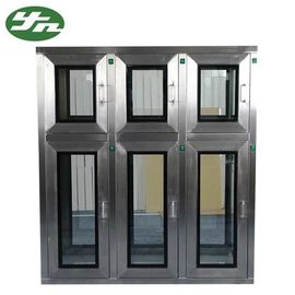 Customize Cleanroom Pass Box Stainless Steel With Multilayer Transfer Window Multilayer Passbox