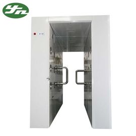 5 Meter Cleanroom Air Shower Tunnel 62dB Noise With Powder Coating Steel Shell