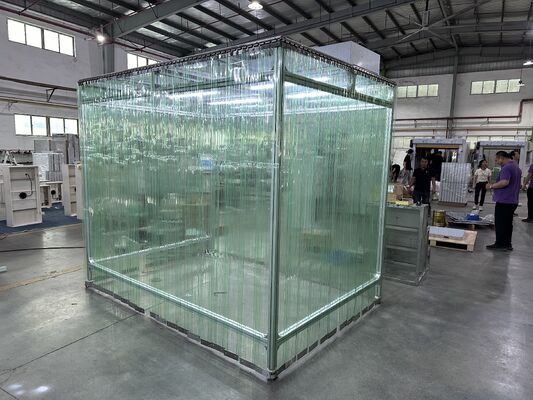 Softwall Clean Booth with Transparent Anti-Static PVC Film and HEPA H13 Filter for ISO Class 6 Cleanliness