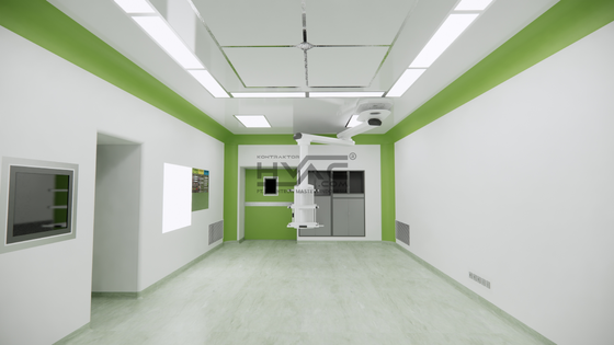 Anti Corrosion Seamless Interlocking Operating Room Wall Panel Silver Ion Antibacterial Electrolytic Steel