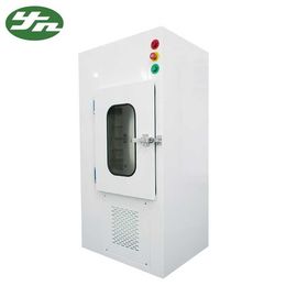 Air Shower Cleanroom Pass Box Steel Frame 304 SUS Inner With Nozzles Powder Coating
