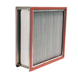 High Temperature HEPA Air Filter 15.6㎡ Large Filter Area For Food Factory