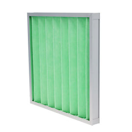 Folded Box Type Pre Air Filter Low Efficient Filter With Aluminum Alloy Frame