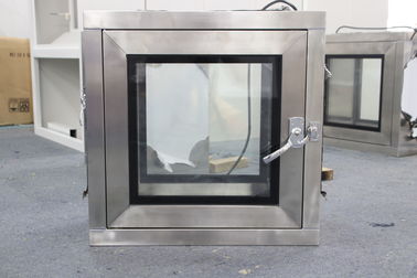 Electromagnetic Interlock 304 SUS Static Pass Through Box Zone Sterilization