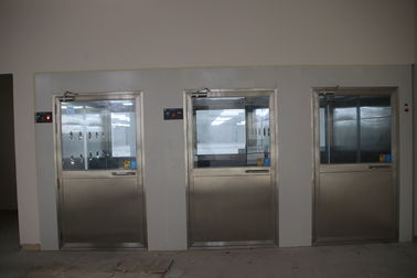 99s Adjustable 27m/S Cleanroom Air Shower Tunnel Three Blowing Side SUS304