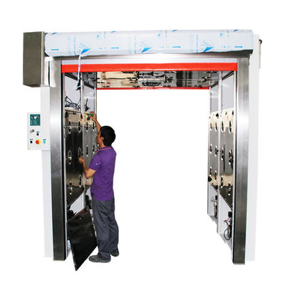 20m/S SUS304 Cargo Air Shower Tunnel PVC Door HEPA Filter