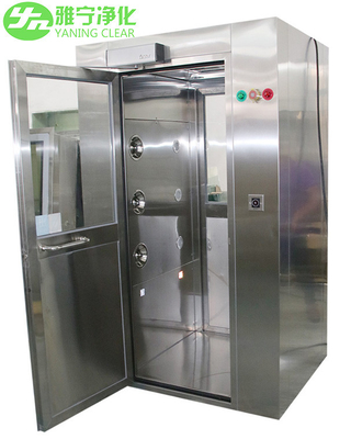 H14 HEPA Cleanroom Air Shower 1150W SS304 Temp Test Facial Recognition