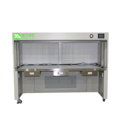 Horizontal Clean Room Laminar Flow Benches Portable LED Lighting