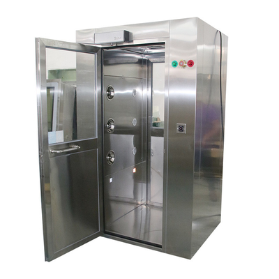 Face Identification Cleanroom Air Shower 25m/S With UV Light Disinfection