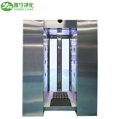 Clean Room Hospital Air Shower Electronic Interlock Stainless Steel 304