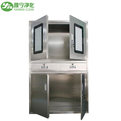 Clinic Furniture Stainless Steel Medical Instrument Case Medicine Drug Cabinet