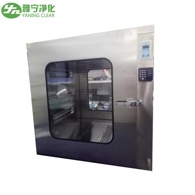 Ductless Cleanroom Pass Box High Temperature Sterilization / Drying Function