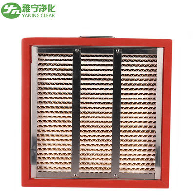H14 ISO5 Fiberglass Clean Room Hepa Air Filters For Terminal Hood And ...